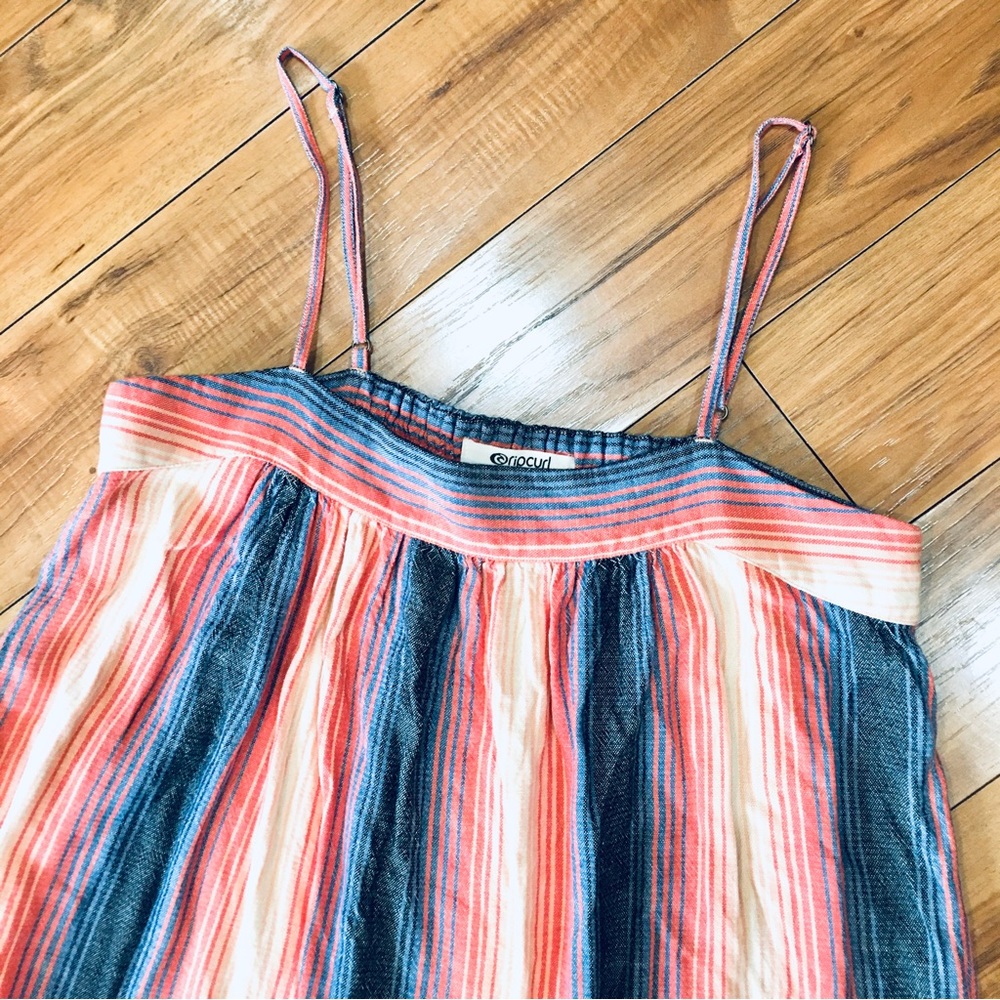Rip Curl Ripcurl Striped Boho Summer Spaghetti St… - image 2